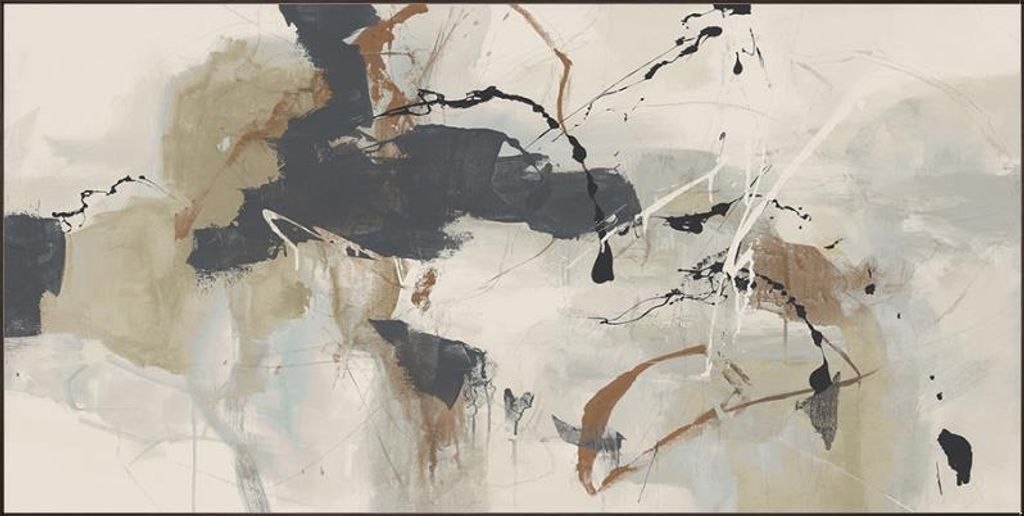 Preview image for Moon & Sand In Espresso Natural Wood Gallery Frame, 80" X 40"