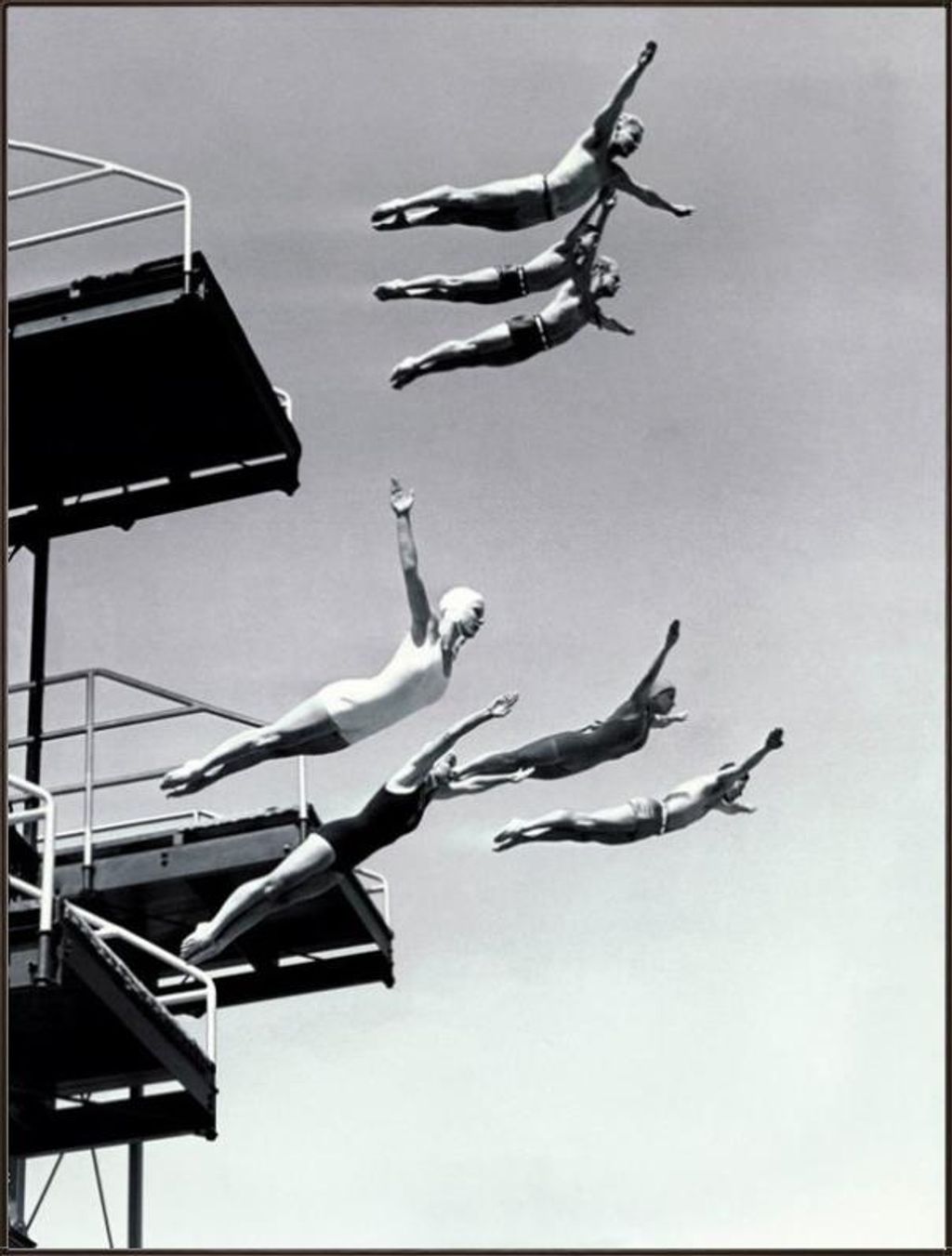Preview image for High Dive In Espresso Natural Wood Gallery Frame, 40" X 53"