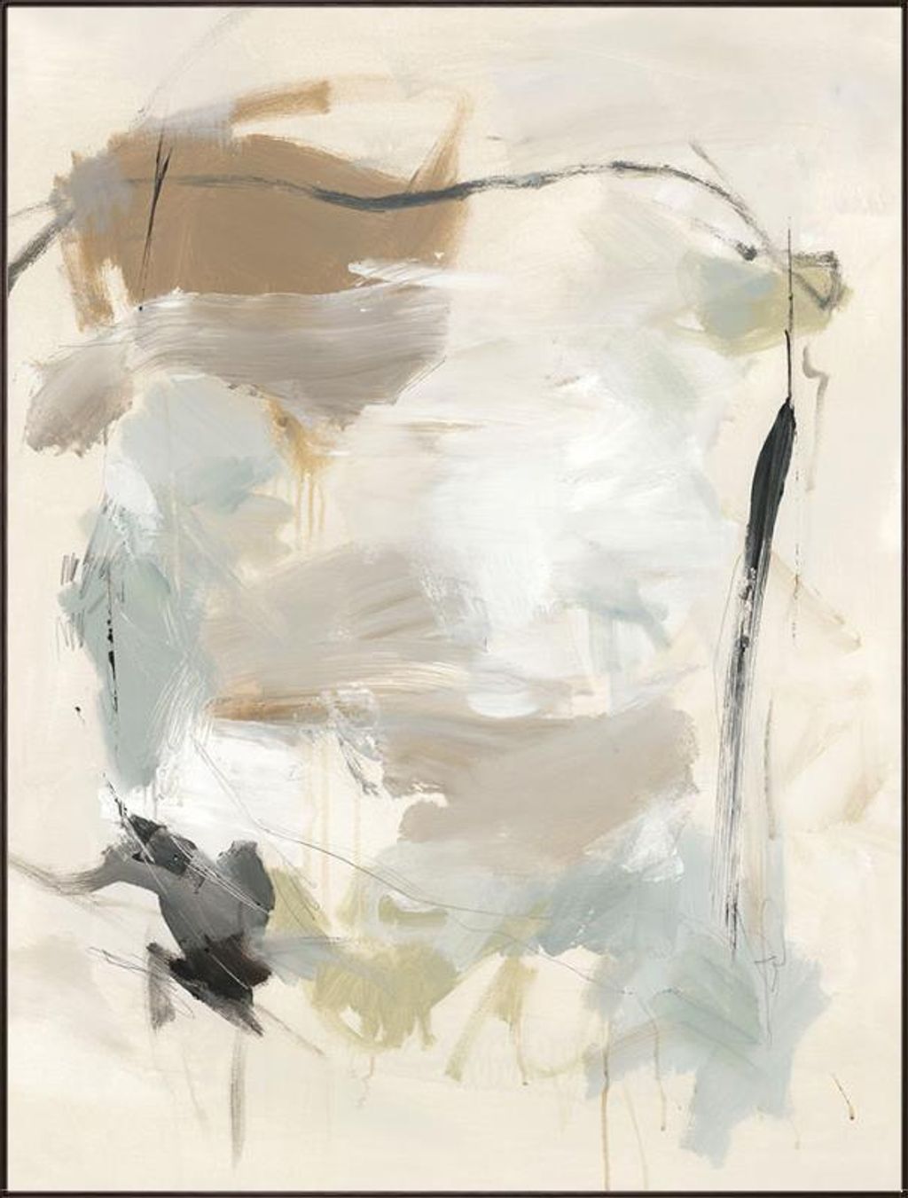 Preview image for French Bakery I In Espresso Natural Wood Gallery Frame, 40" X 53"