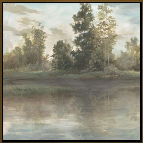 Some Place Ii, 25.75" X 25.75"