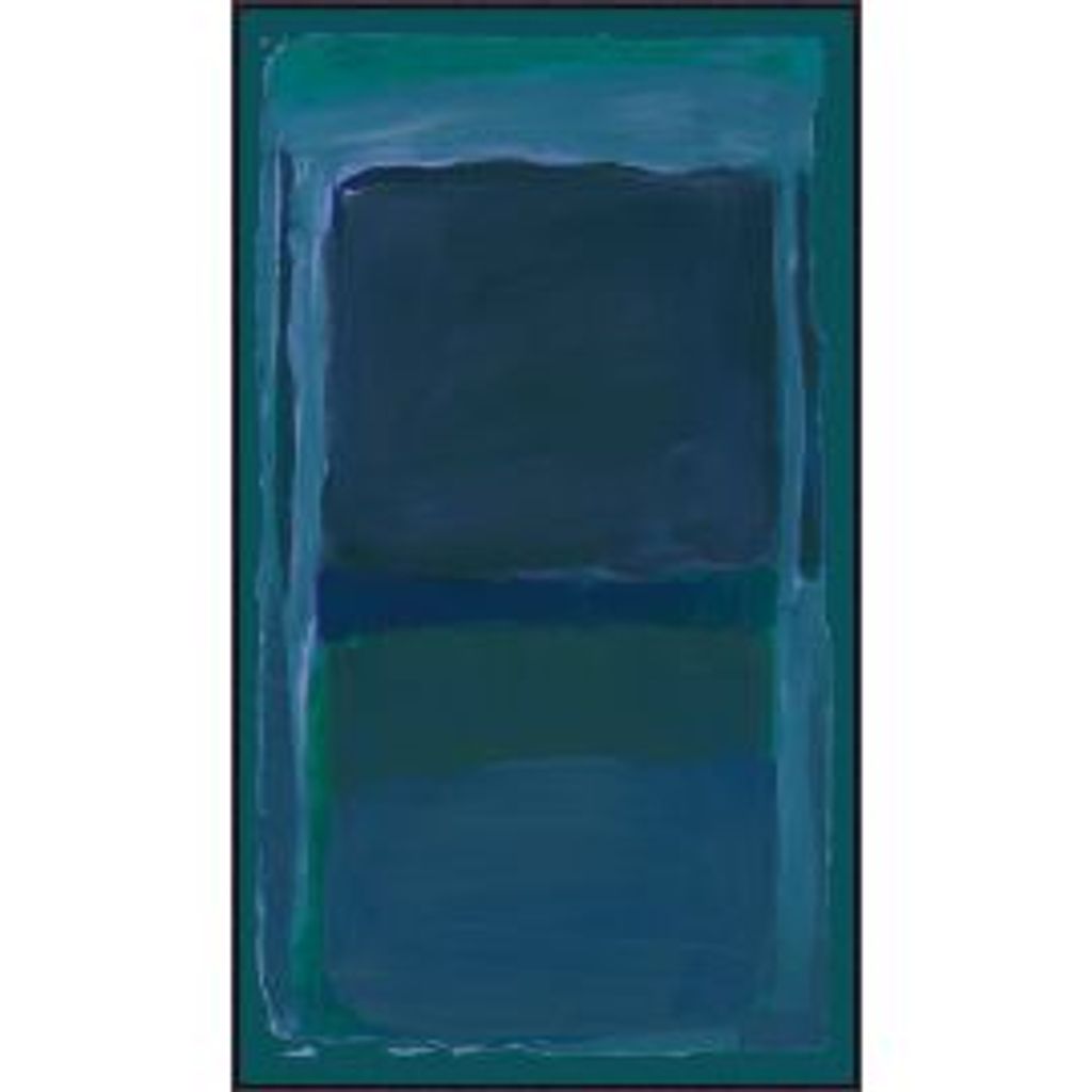 Teal Blue Canvas Wall Art 1