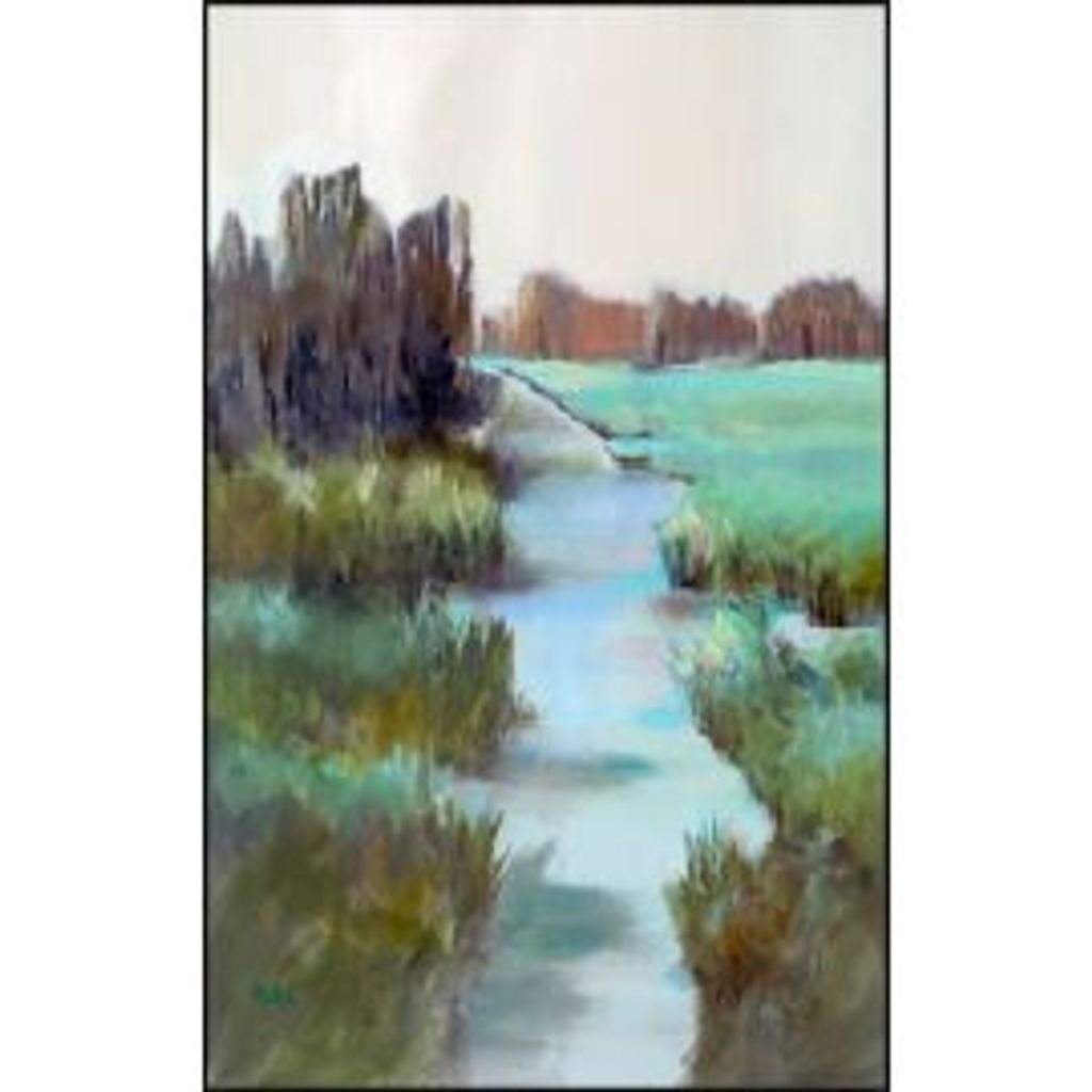 Preview image for Impressionistic Landscape 1 Framed Wall Art