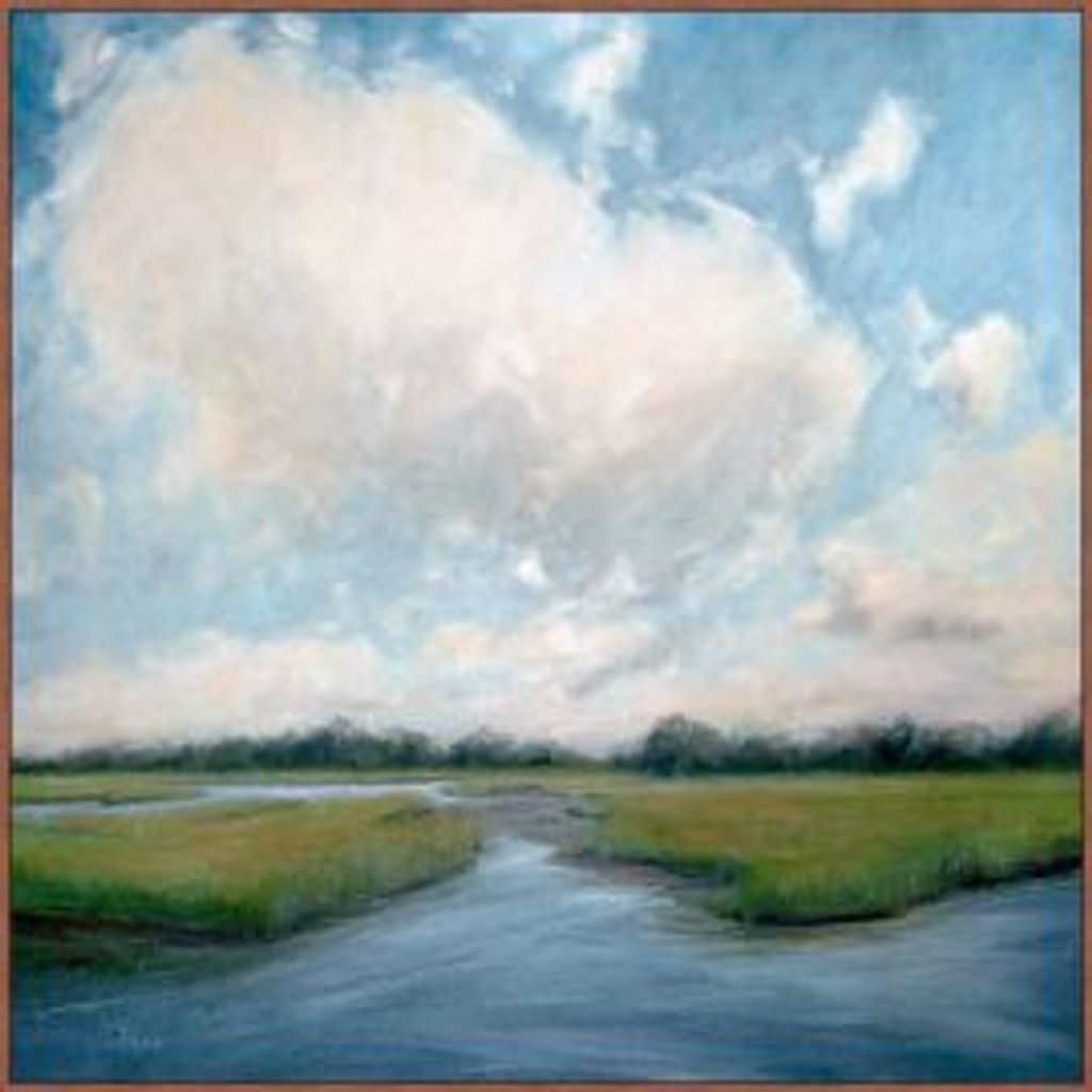 Mellow Marsh Framed Wall Art