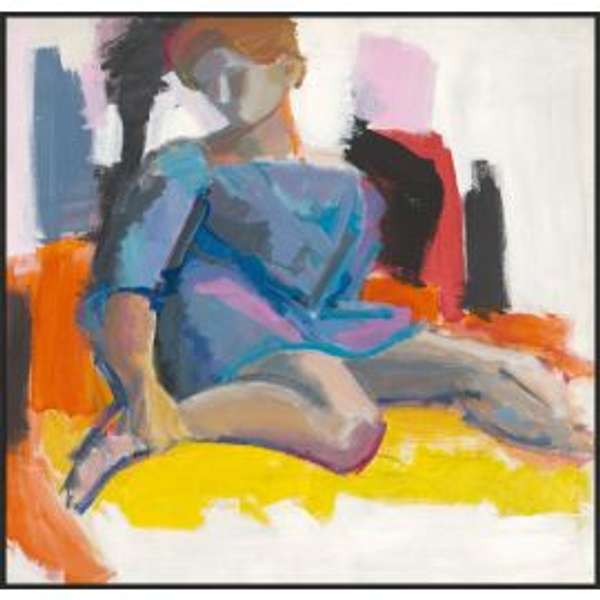 Woman In Blue Dress