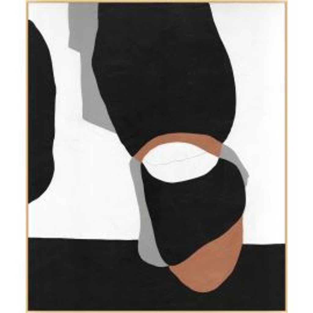 Neutral Bubble 1 Framed Wall Art