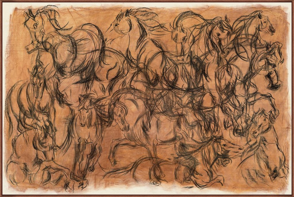 Hematite Etchings 2, 61" X 41"