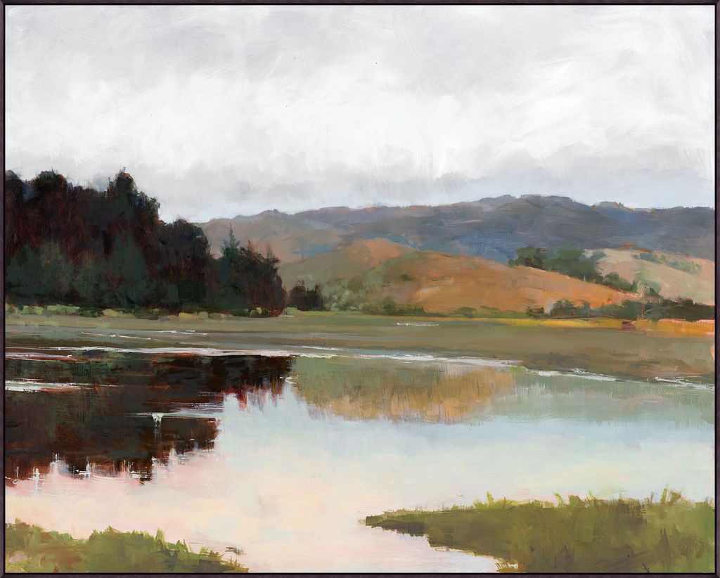 Mirrored Foothills, 71" X 57"