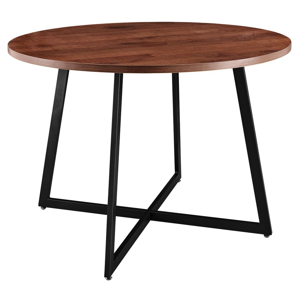 Courtdale Kd 42" Round Dining Table, Gliese Brown