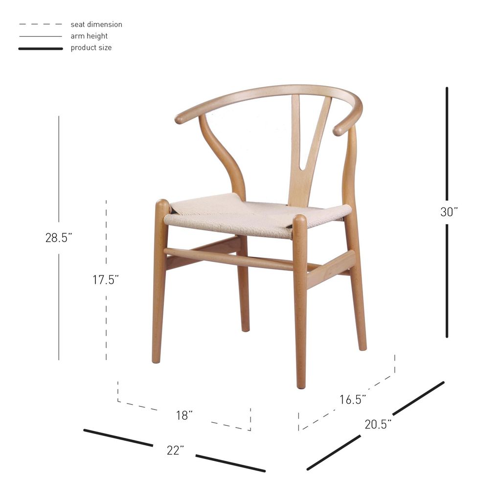 Fischer Dining Side Chair, Natural