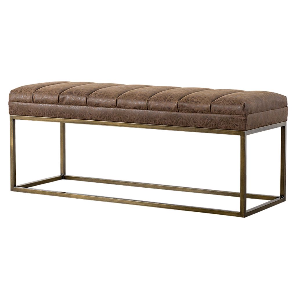 Darius Pu Bench, Nubuck Chocolate