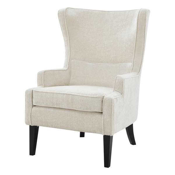 Cream Wing Accent Arm Chair