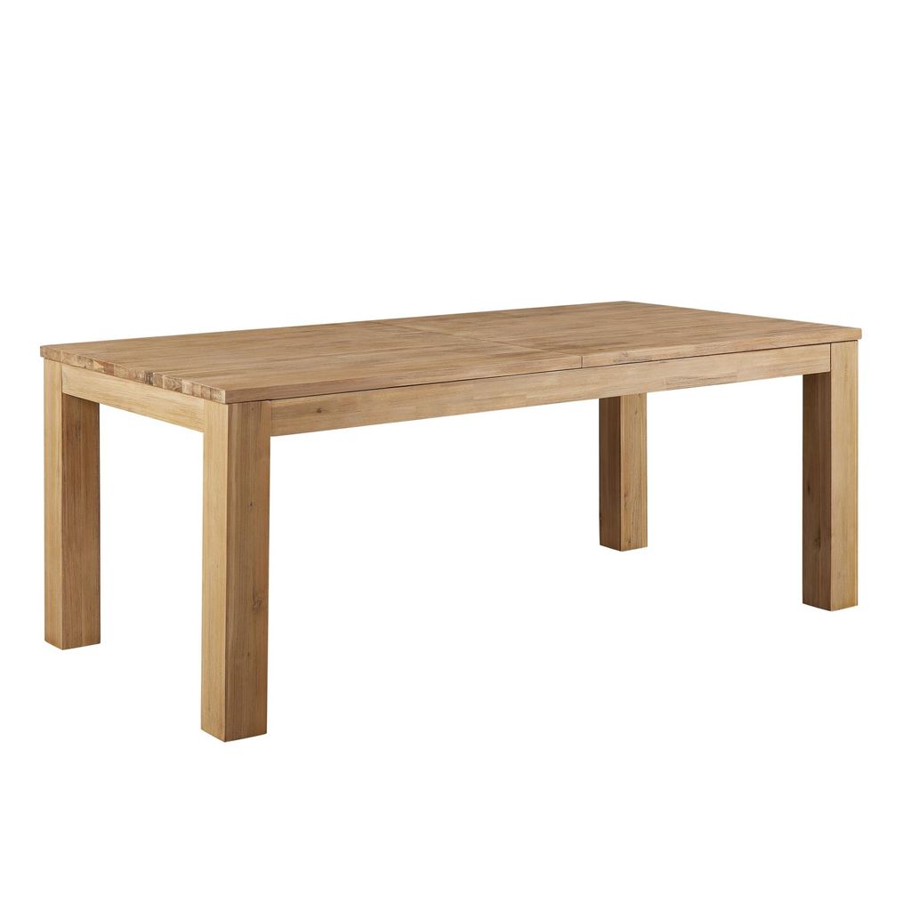 Bedford Butterfly Dining Table W/ 20" Ext., Brushed Smoke