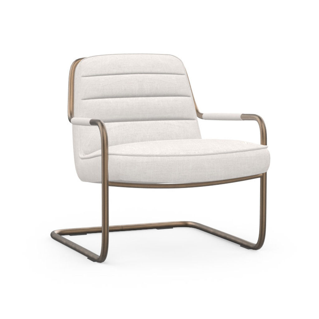 Lincoln Lounge Chair - Beige Linen