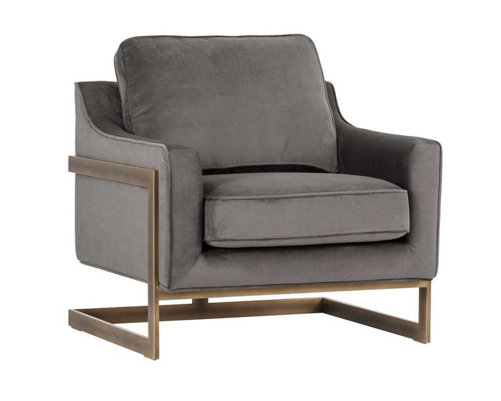 Kalmin Lounge Chair - Piccolo Pebble