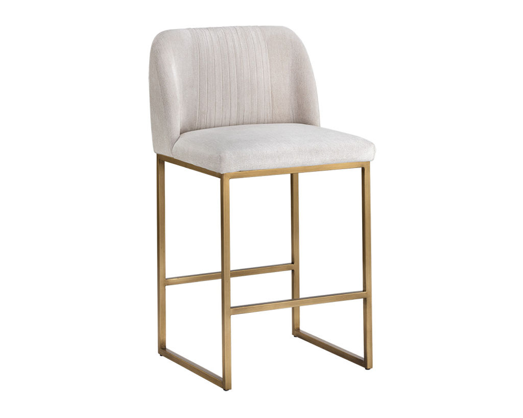 Preview image for Nevin Counter Stool - Polo Club Muslin