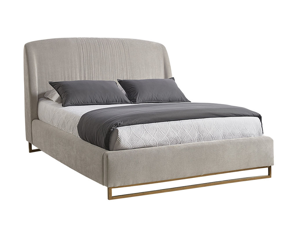 Preview image for Nevin Bed - Queen - Polo Club Stone