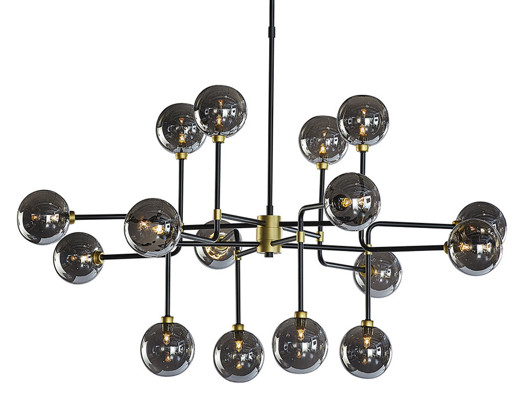 Preview image for Deimos Chandelier - Large - Smoke Grey