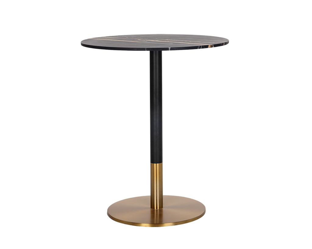 Massie Bar Table - Black Marble