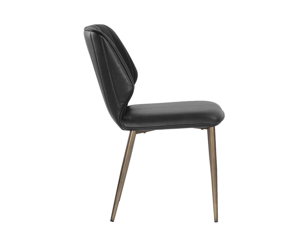 Clinton Dining Chair - Bronze - Bravo Black