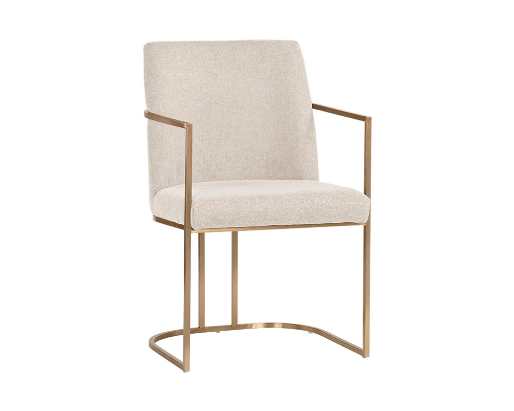 Preview image for Rayla Dining Armchair - Belfast Oatmeal