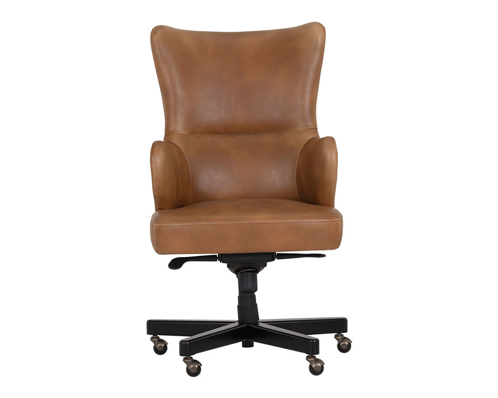 Hat Office Chair - Tobacco Tan