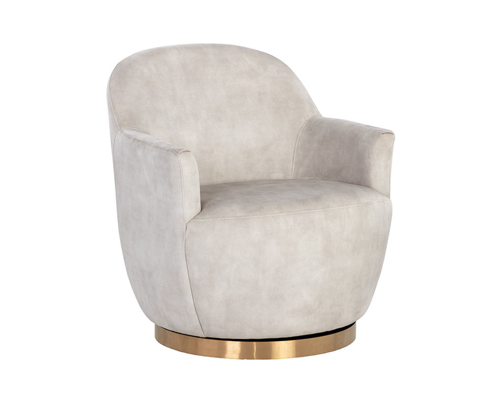 Preview image for Swivel Lounge Chair - Nono Cream
