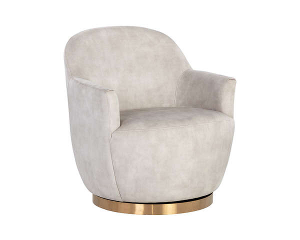 Swivel Lounge Chair - Nono Cream