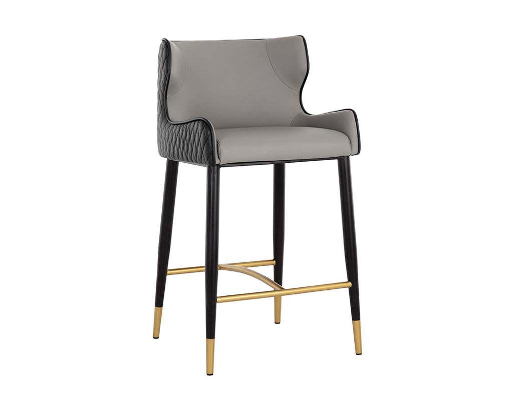 Preview image for Gianni Counter Stool - Dillon Stratus / Dillon Black