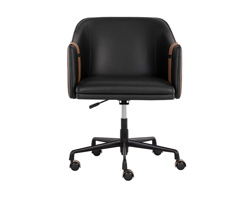 Chance Office Chair - Napa Black / Napa Cognac