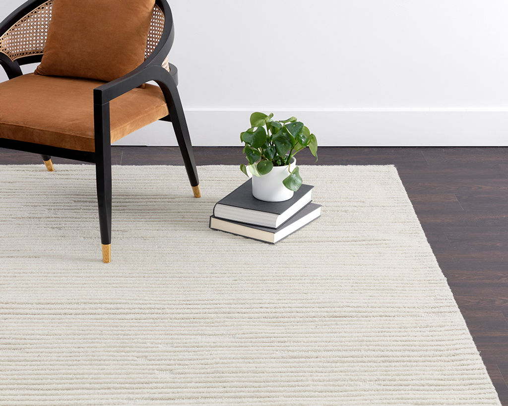 Deva Hand-Woven Rug - Ivory - 9' X 12'