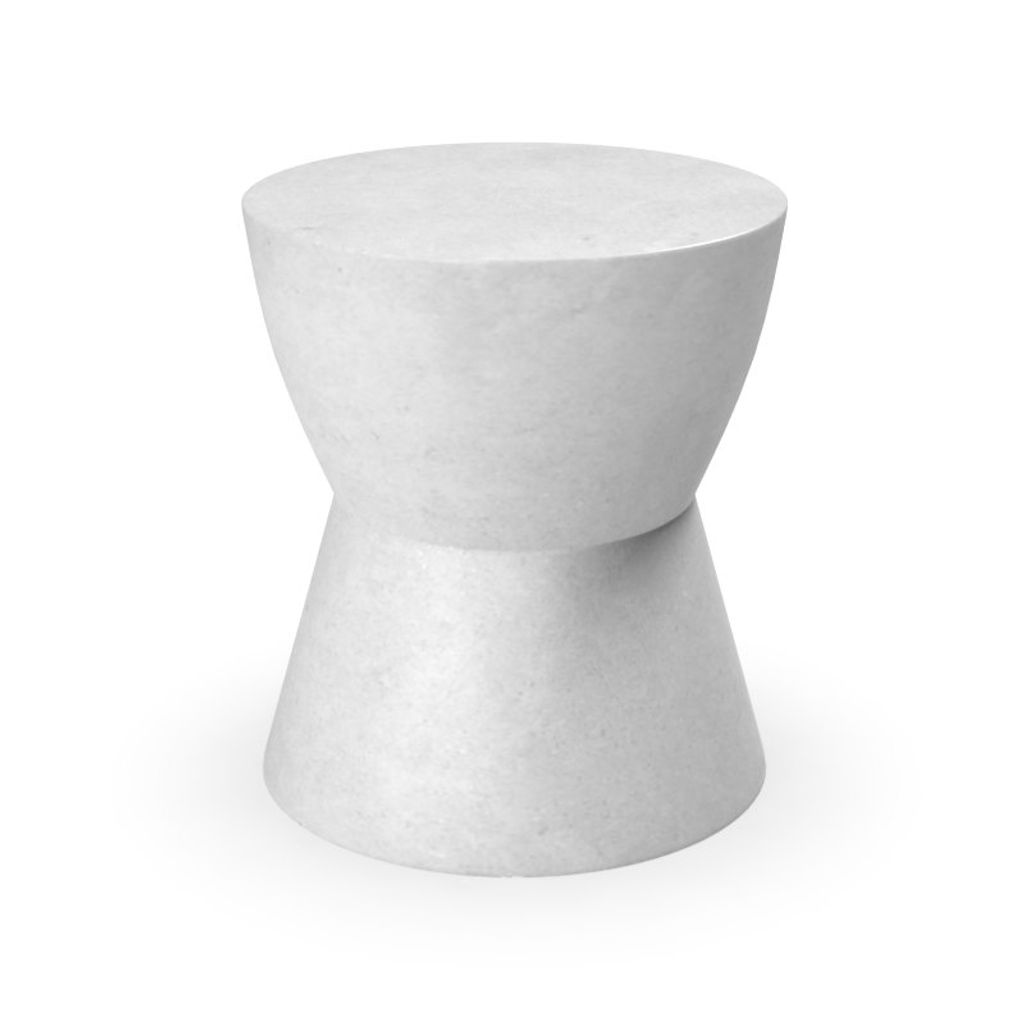 Logan End Table - White