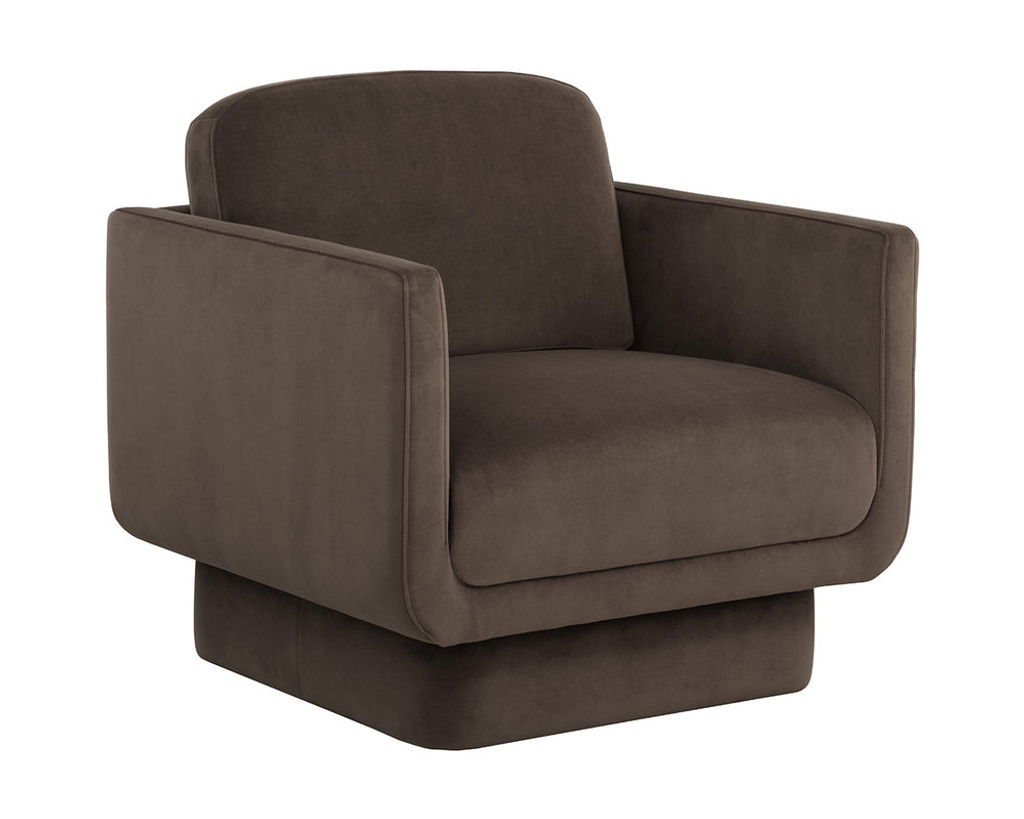 Everton Lounge Chair - Meg Dark Brown