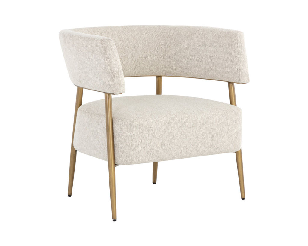 Contemporary Upholstered Lounge Chair