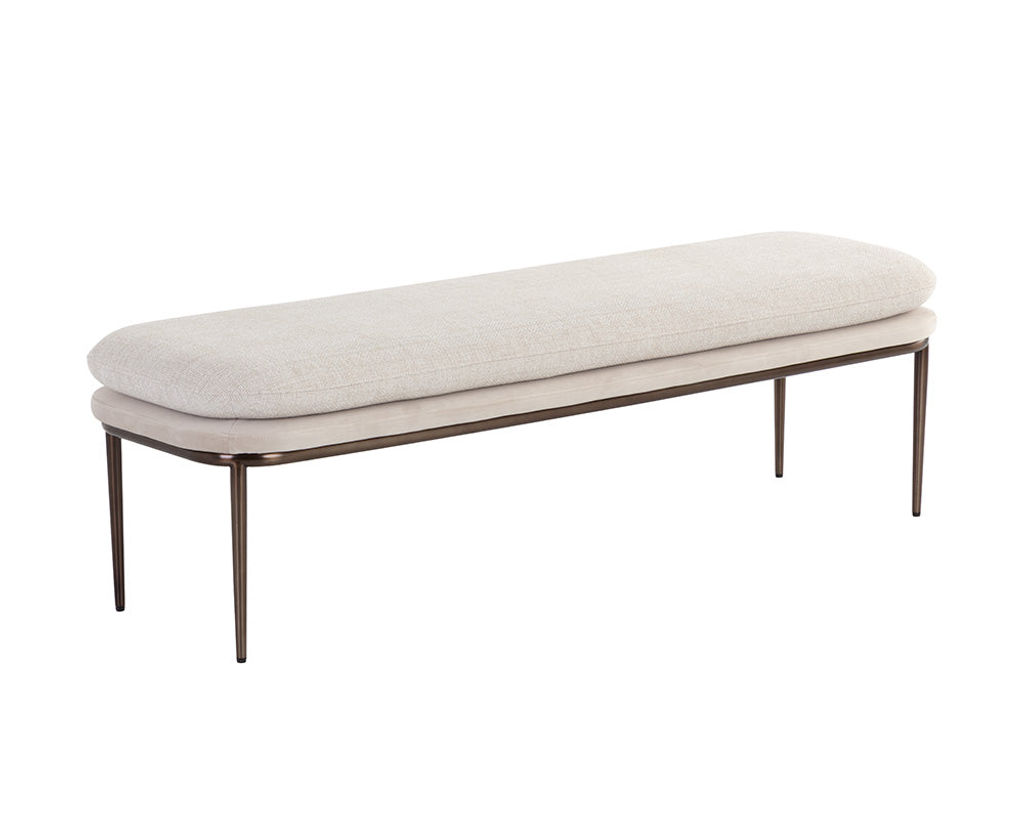 BENCH #7 | B-47 Koffi Bench 60" (Dark Bronze)
