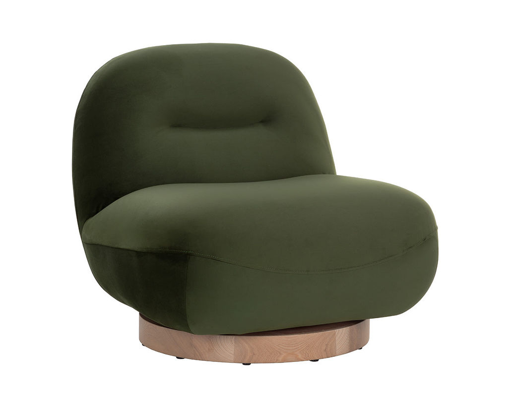 Preview image for Franze Swivel Lounge Chair, Moss Green