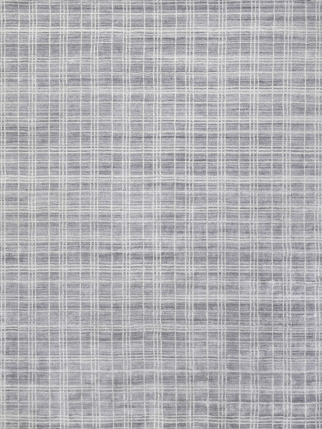 Fairbanks Handmade Bamboo Silk And Cotton Gray/White Area Rug- 3833 14’X18’
