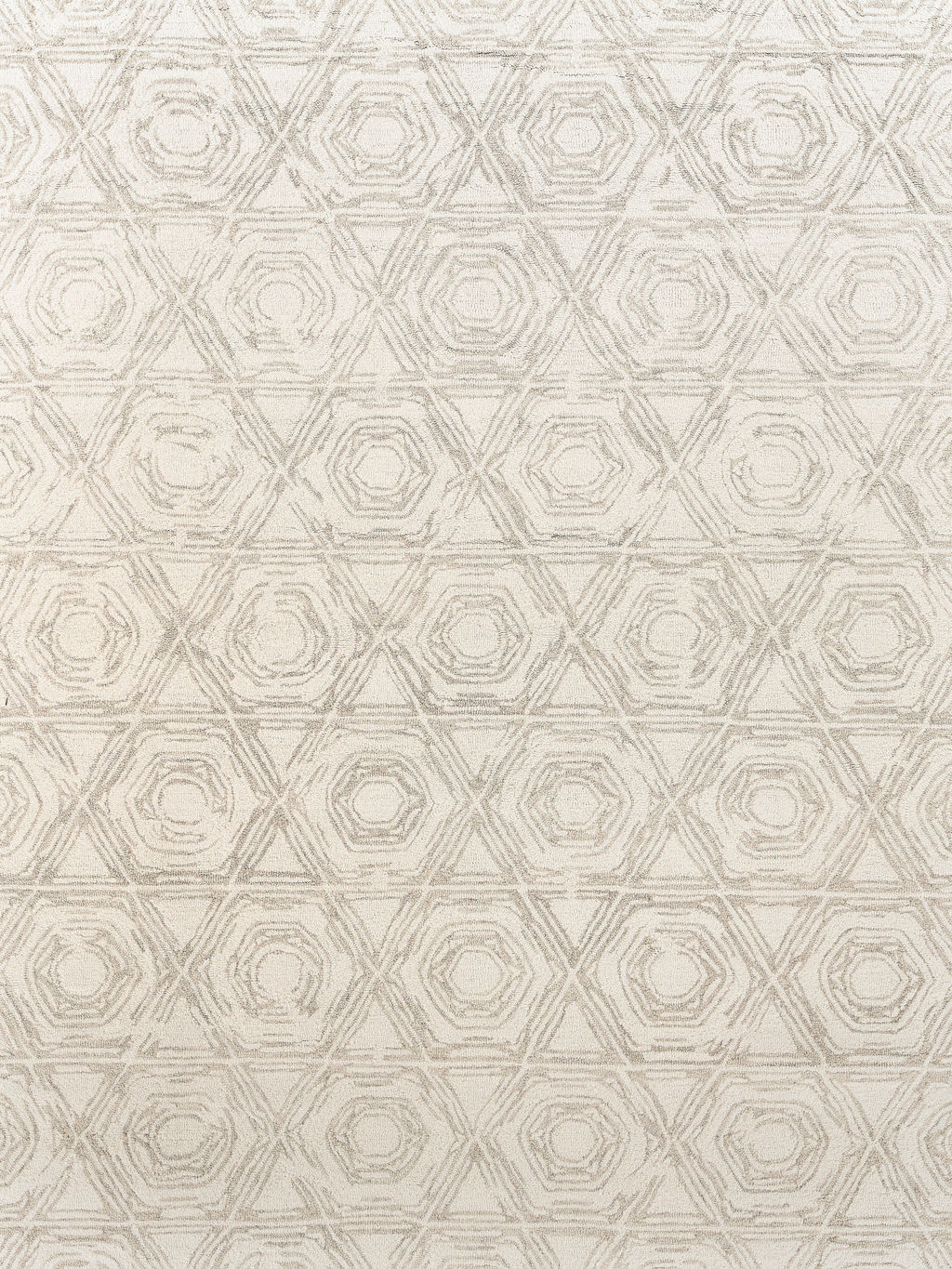 Caprice Tufted New Zealand Wool And Cotton Silver/Ivory Area Rug- 2707 9’X12’
