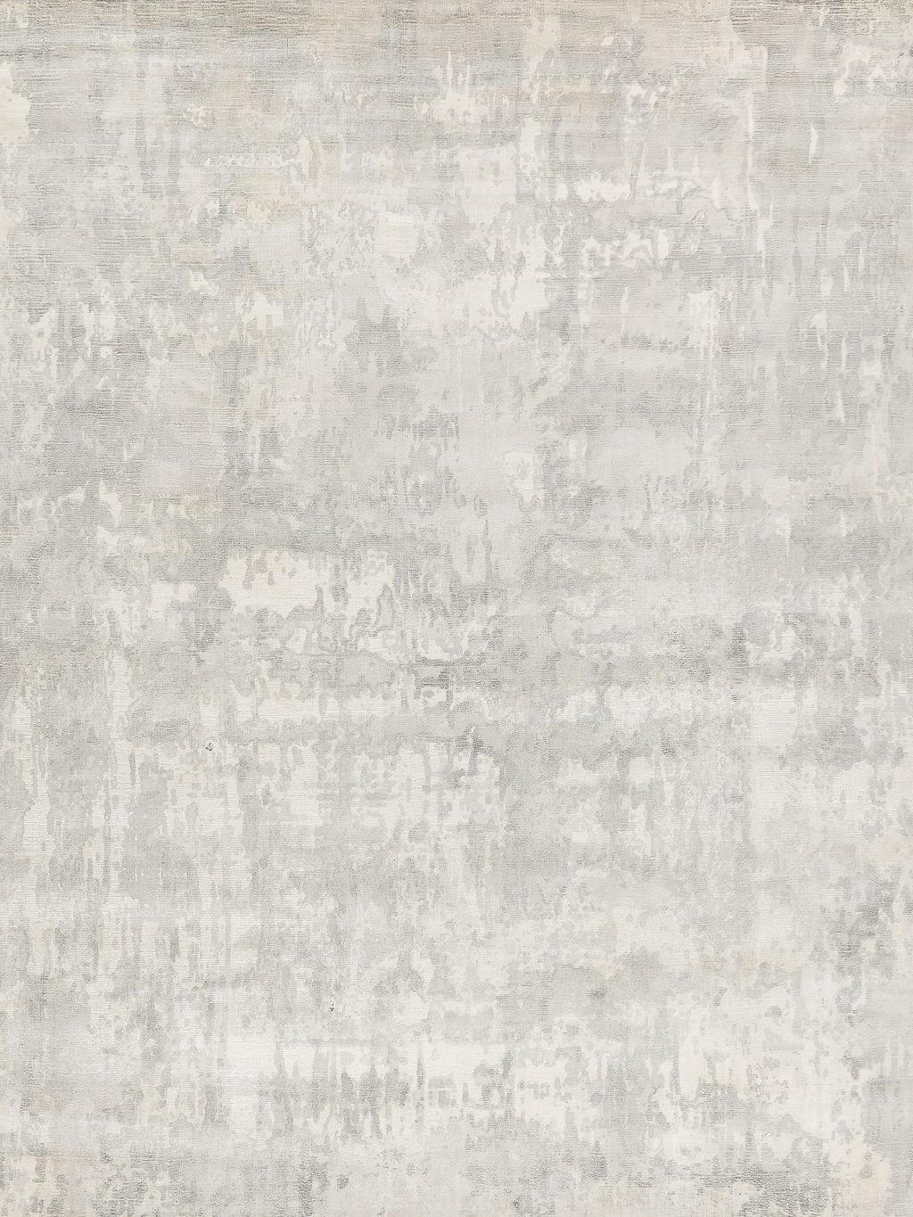 Murano Handmade New Zealand Wool And Bamboo Silk Silver Area Rug- 4030 9’X12’