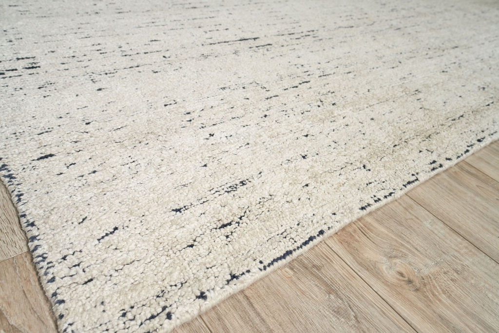 Montero Handmade New Zealand Wool And Pet Yarn Charcoal Area Rug- 4690 10’X14’