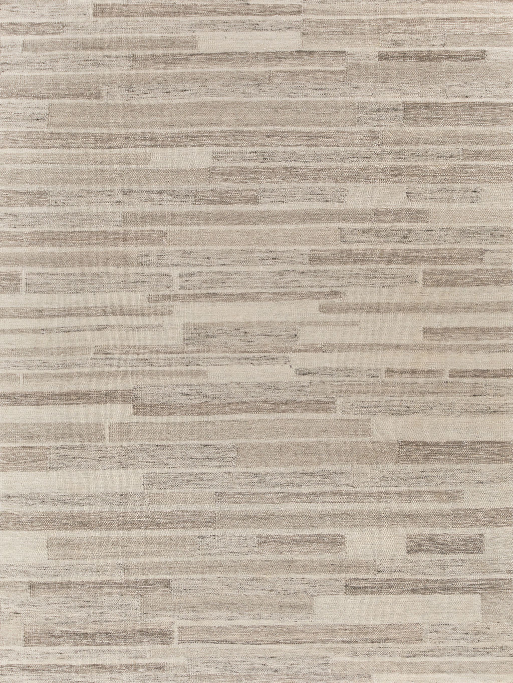 Scandinavian Handmade New Zealand Wool And Bamboo Silk Ivory/Gray Area Rug- 4586 9’X12’