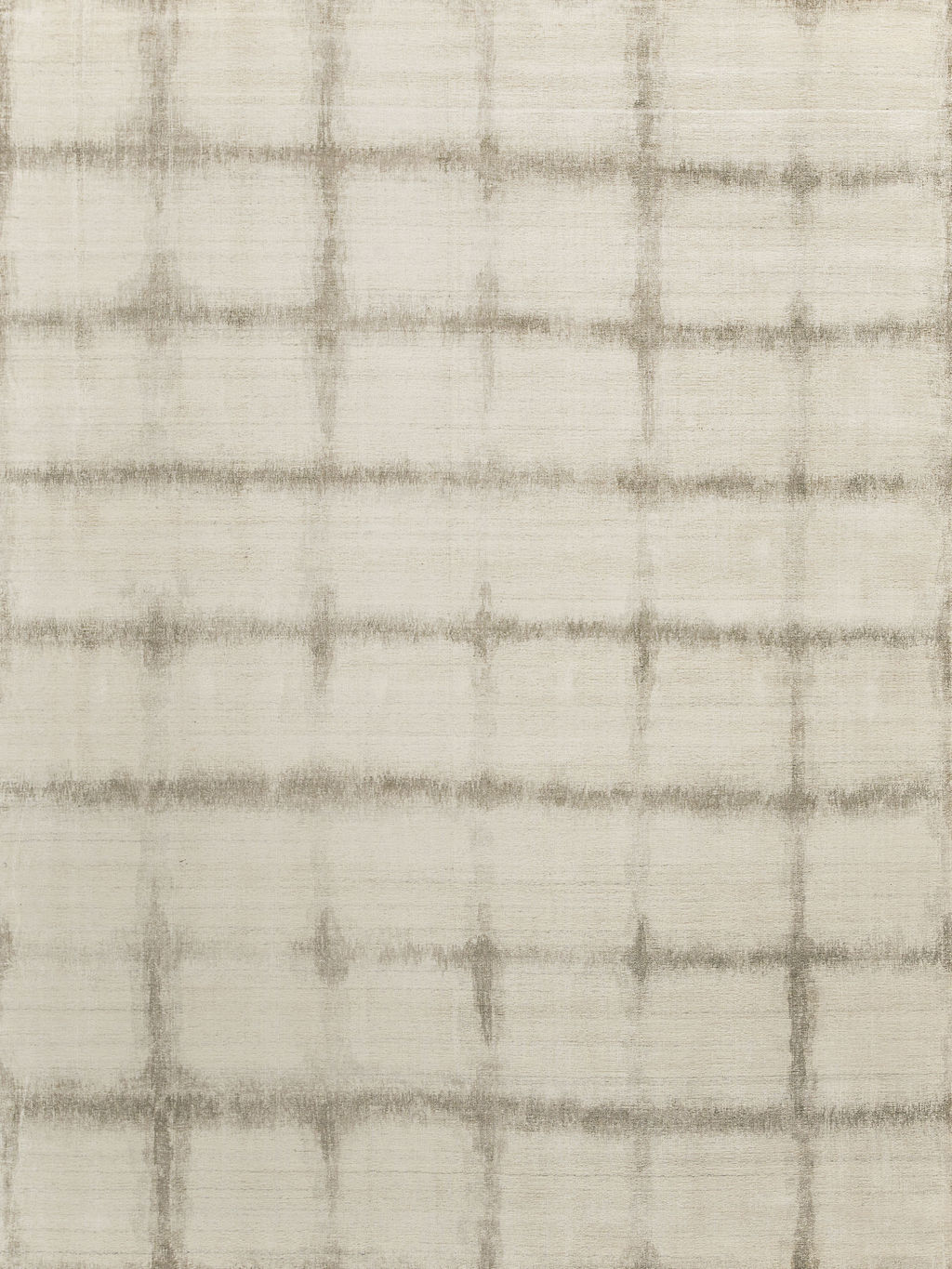 Preview image for Chroma Handmade New Zealand Wool And Bamboo Silk Ivory/Silver Area Rug- 4522 9’X12’