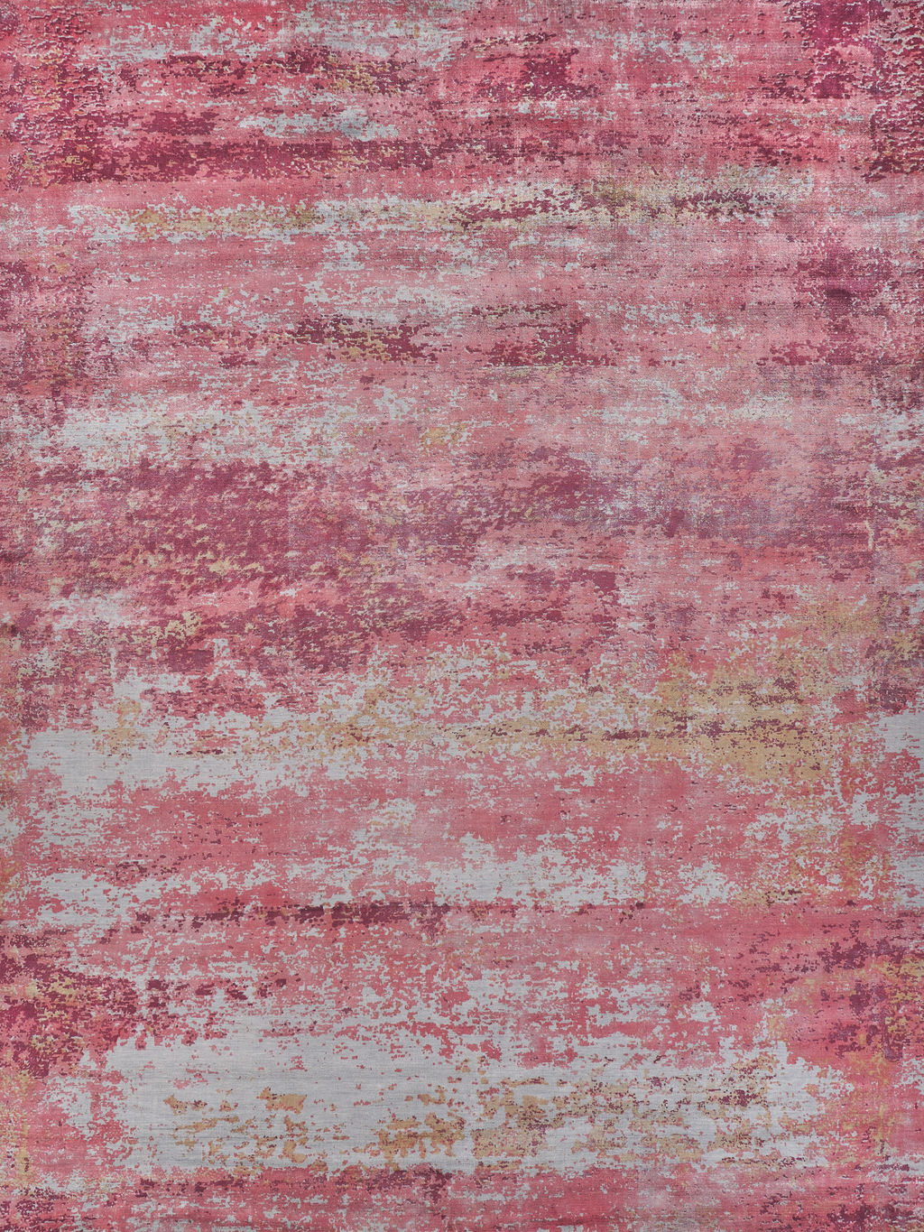 Preview image for Antolini Handmade Bamboo Silk And Cotton Red/Gray Area Rug- 2535 10’X14’