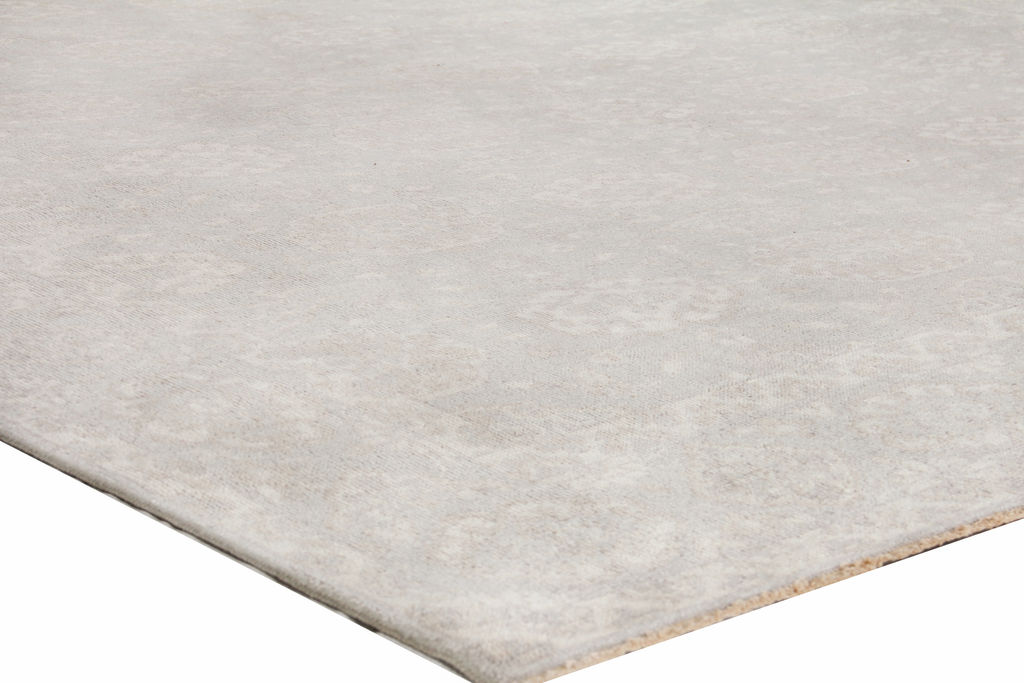 Restoration Hand-Knotted New Zealand Wool Light Blue/Beige Area Rug- 2253 8’X10’