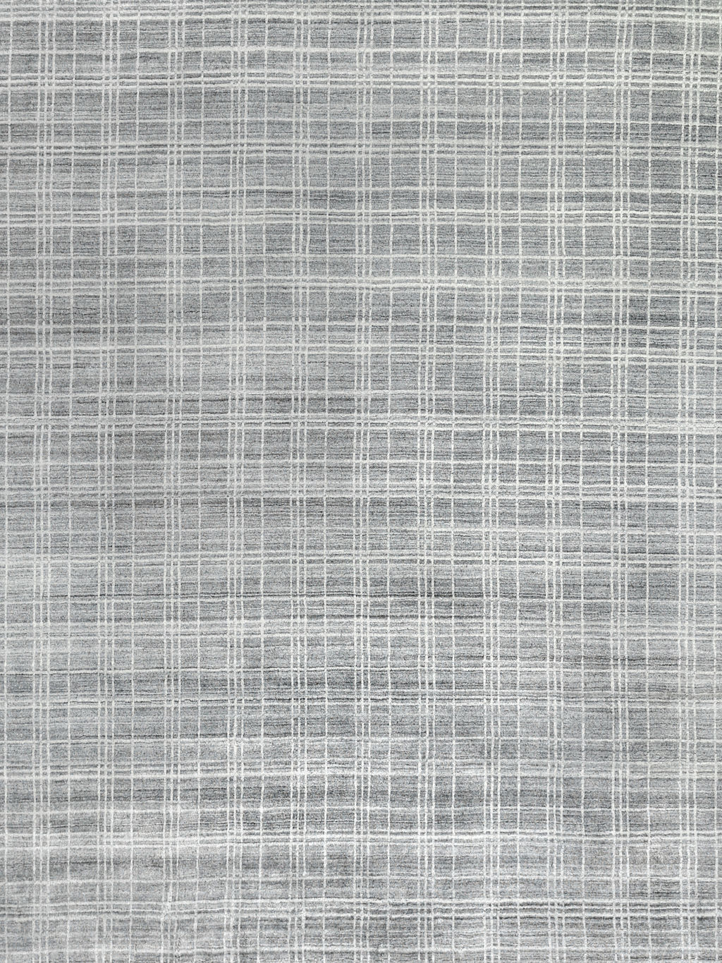 Preview image for Fairbanks Handmade Bamboo Silk And Cotton Gray/White Area Rug- 3834 12’X15’