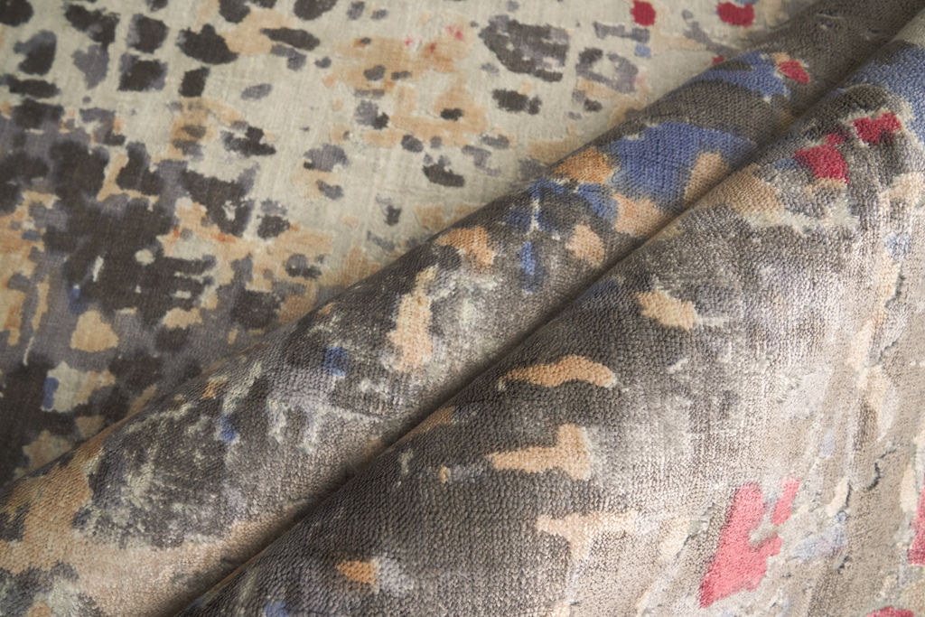 Reflections Handmade Bamboo Silk And Cotton Multi Area Rug- 2628 10’X14’