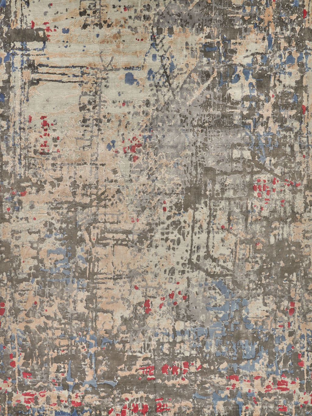Reflections Handmade Bamboo Silk And Cotton Multi Area Rug- 2628 10’X14’