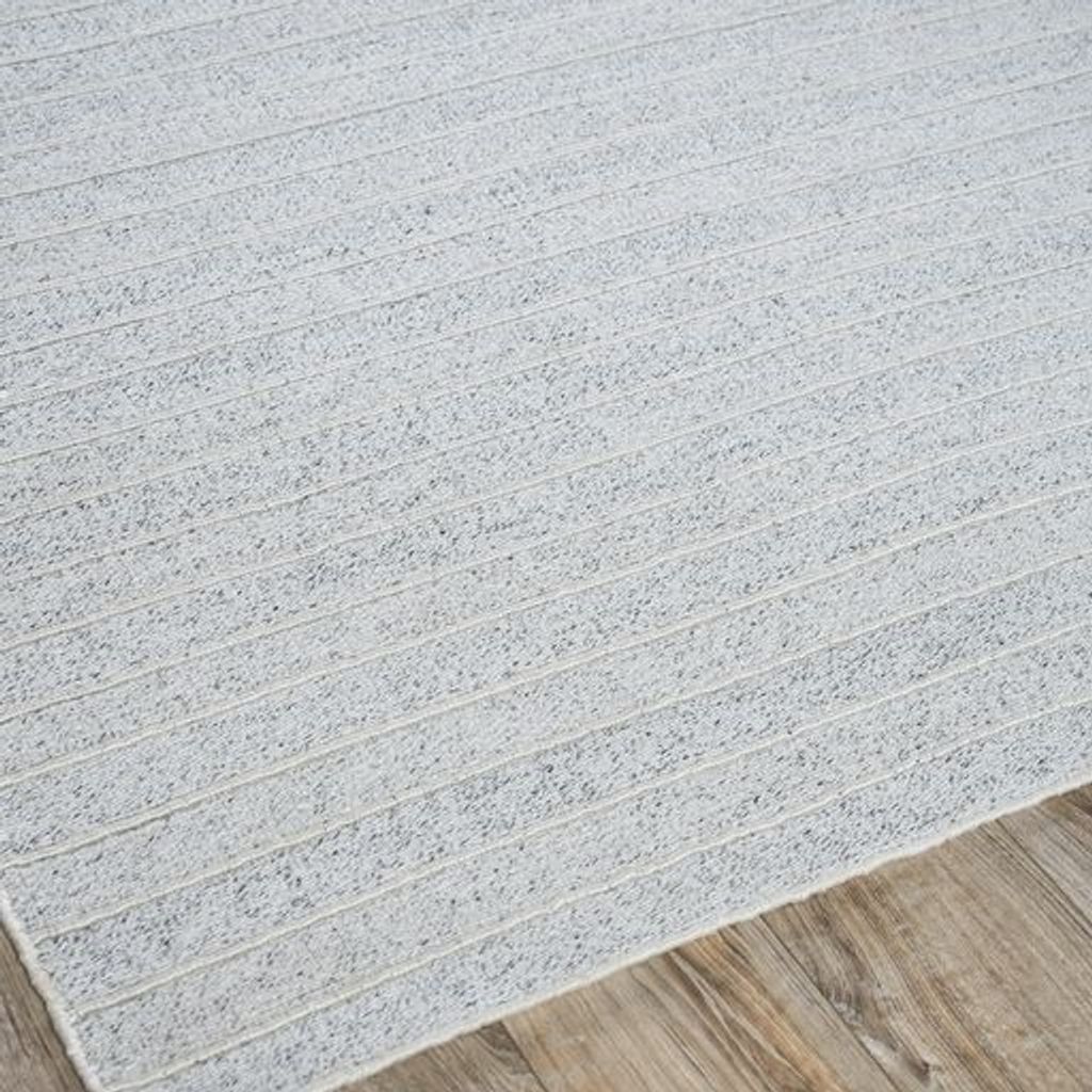 Nova Indoor/Outdoor Handmade Flatweave Pet Yarn Ivory Area Rug (3'x5')