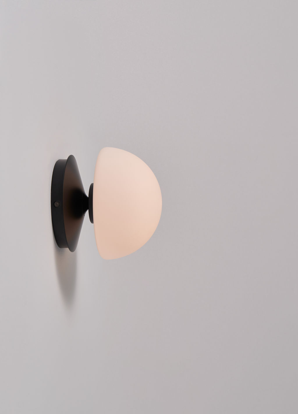 Matte Opal Glass Wall Sconce