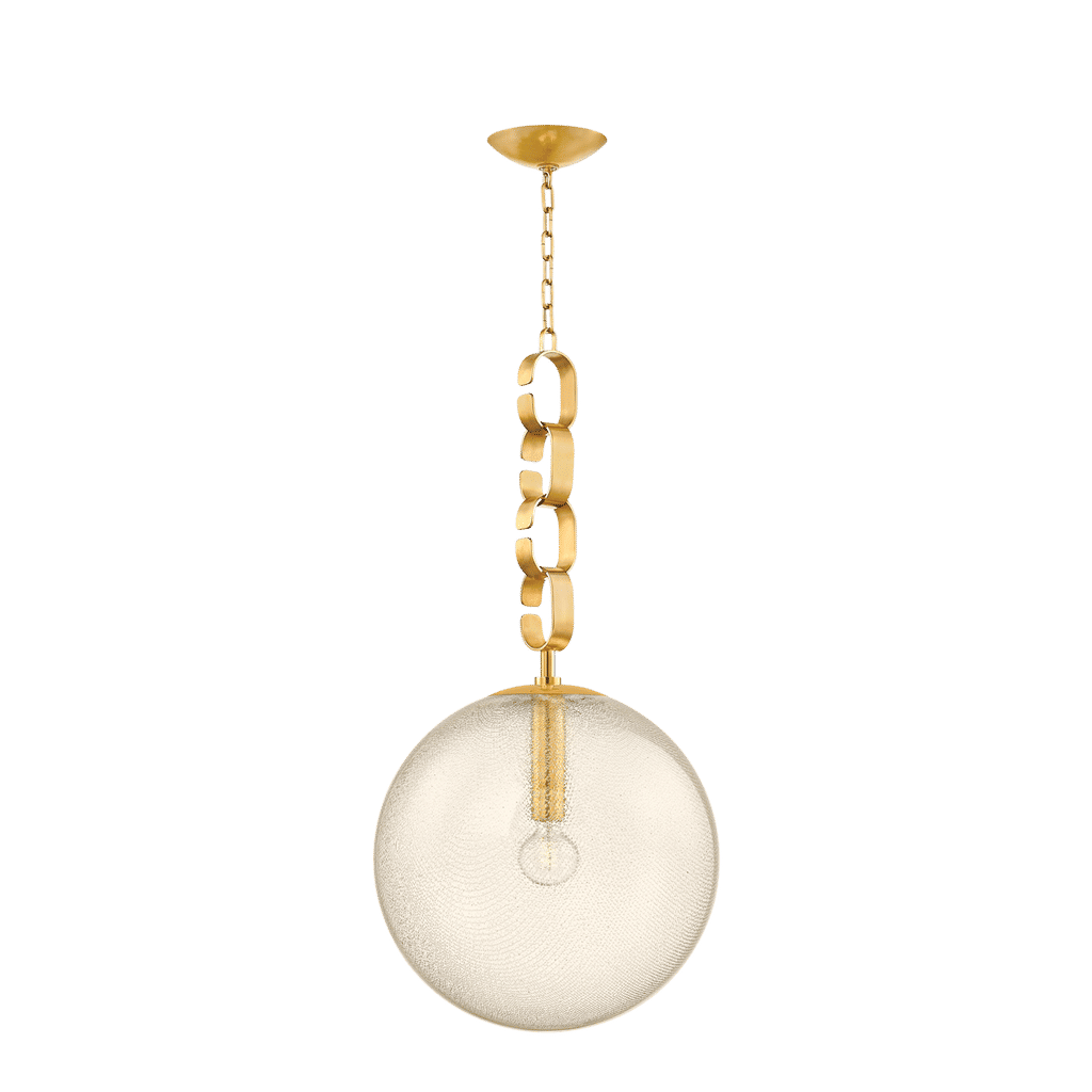 Preview image for Nessa Pendant 17.75" X 34.75", Vintage Brass