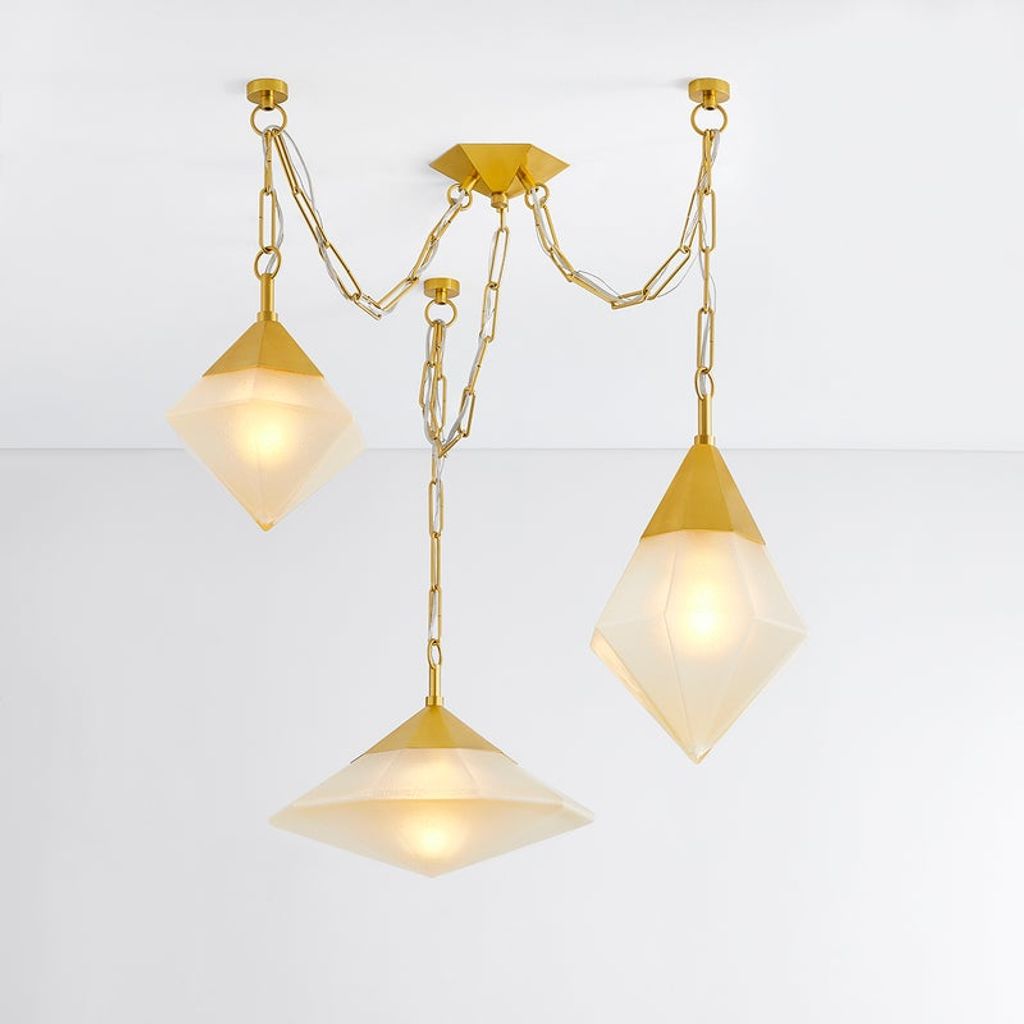 Angelique Chandelier 58" X 38.75", Vintage Polished Brass